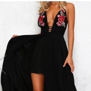 Hello Molly Maxi Embroidered Dress